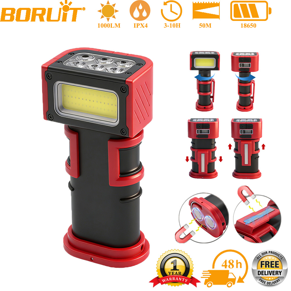 Fishing Hook - Светодиодный рабочий фонарь BORUiT COB 1000