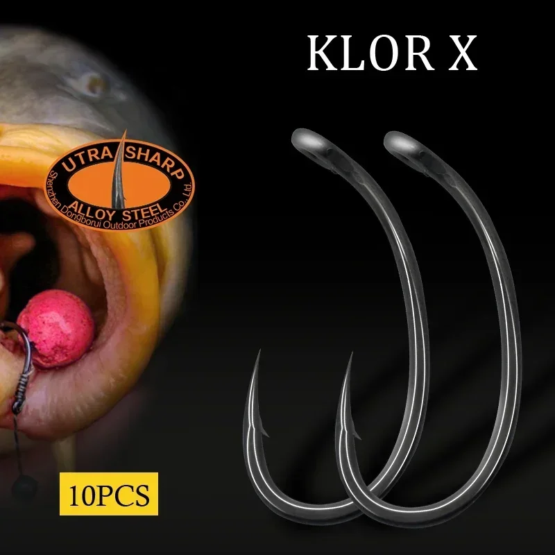 Fishing Hook Barbless - 10 шт., крючок для ловли карпа,