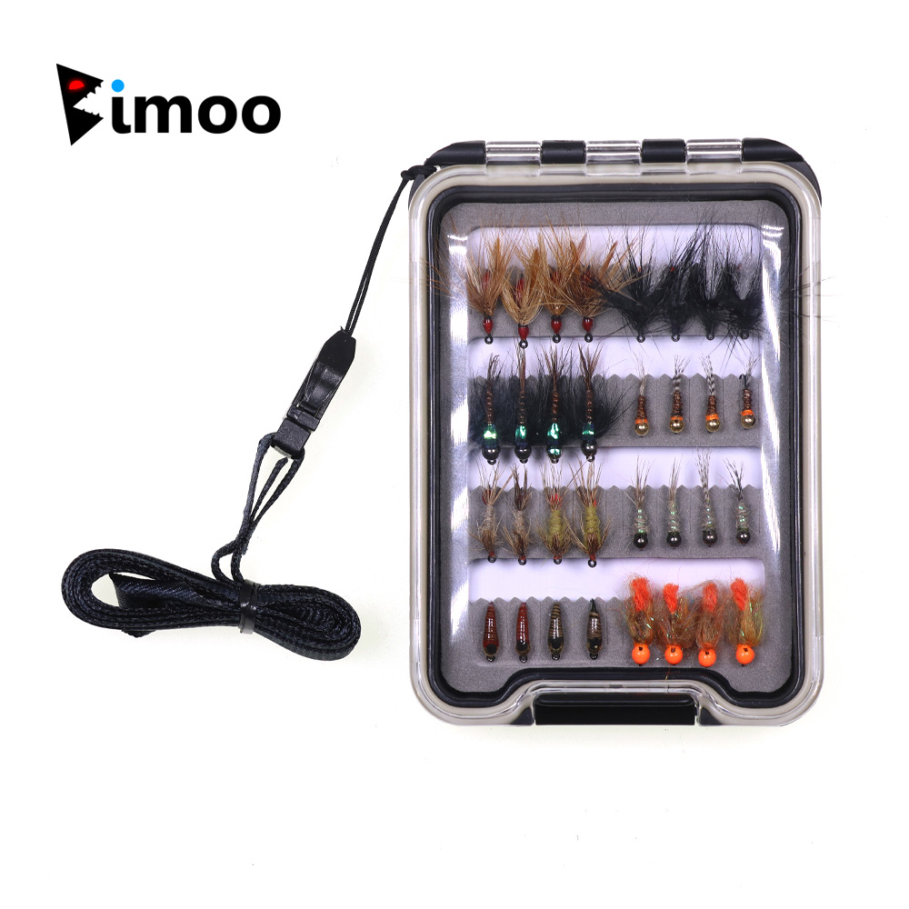 Fishing Hook Barbless - Набор из 32 нимф для ловли