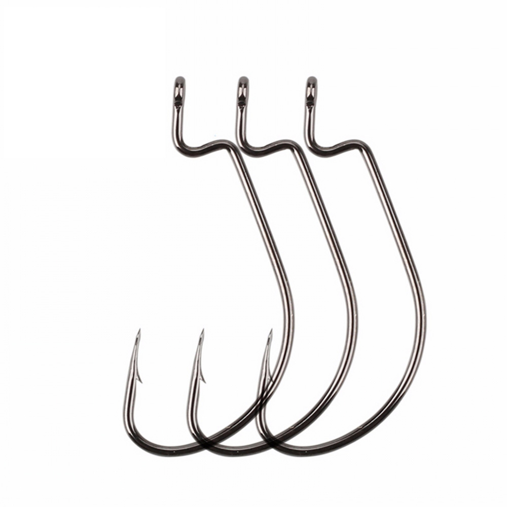 Fishing Hook Offset - 20 шт./лот, рыболовные крючки Техас с