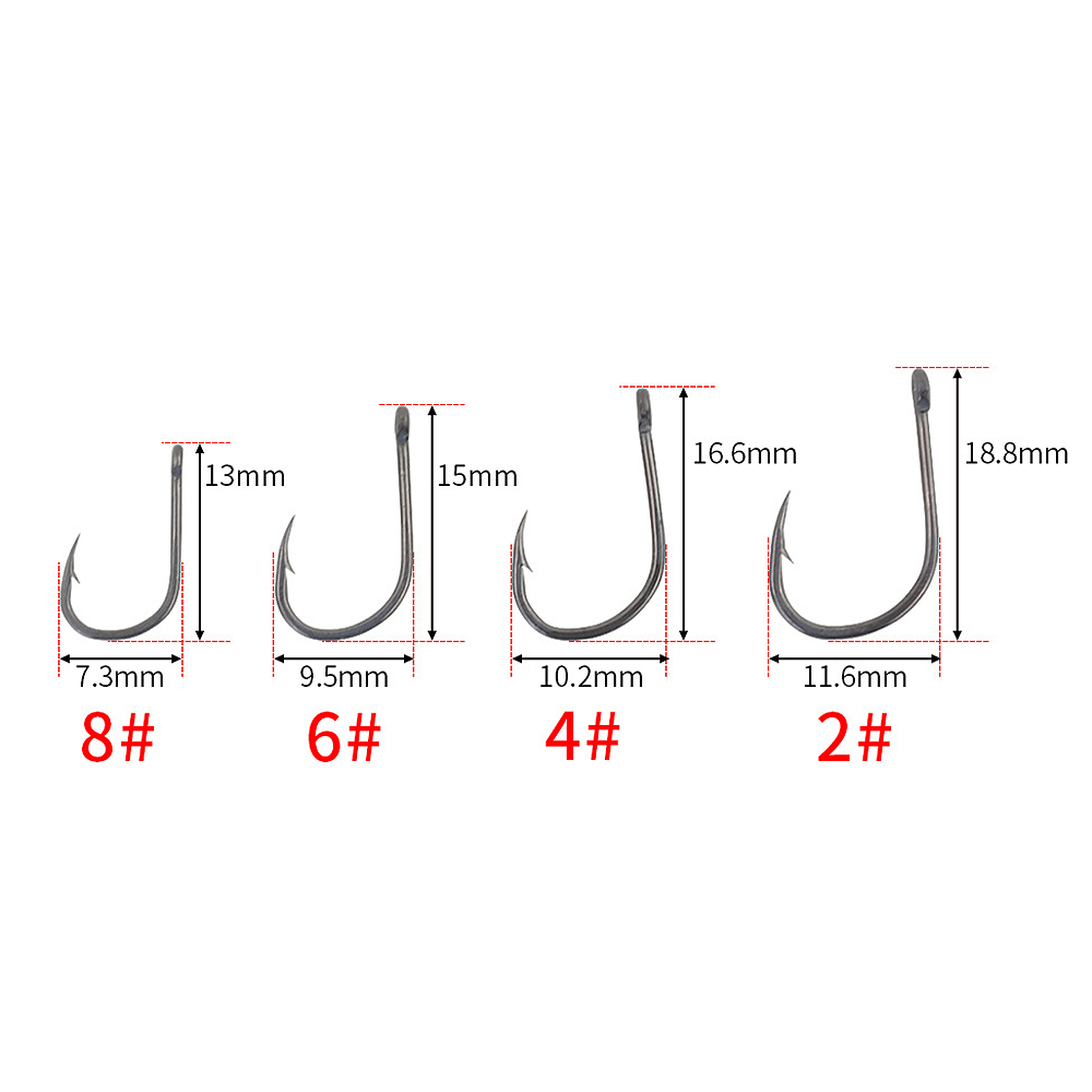 Fishing Hook - ABST 50 шт. рыболовных крючков для