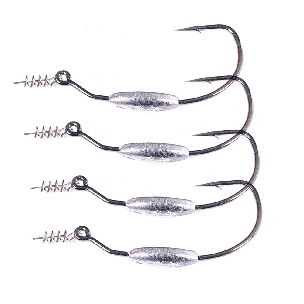 Fishing Hook Offset - Крючки-отводы с утяжелением и защитой от