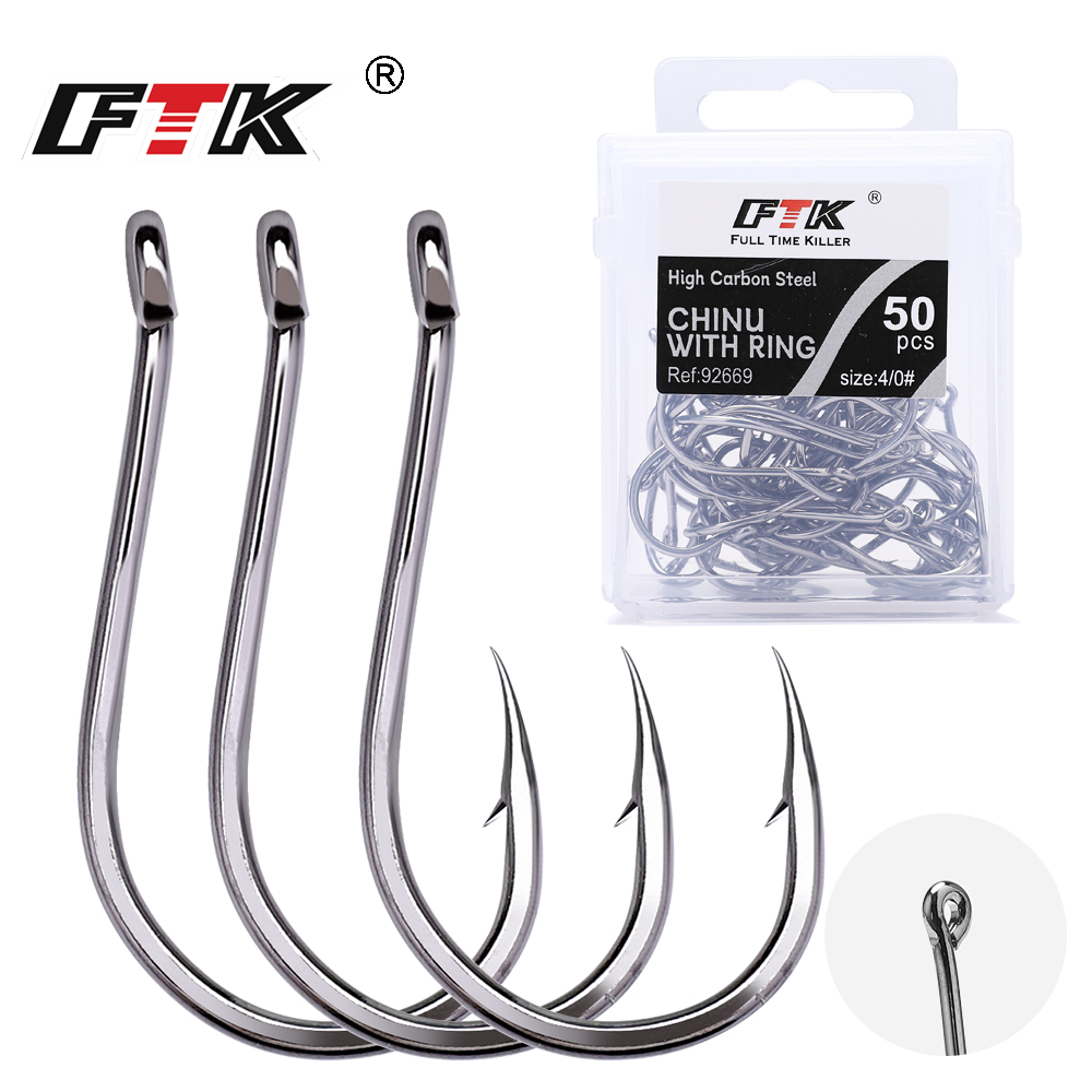 Fishing Hook Offset - Рыболовный крючок FTK CHINU с ушком