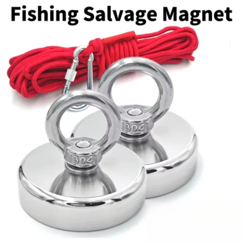 Fishing Hook Stainless Steel - Магнитный грузоподъемный крюк из неодима N52