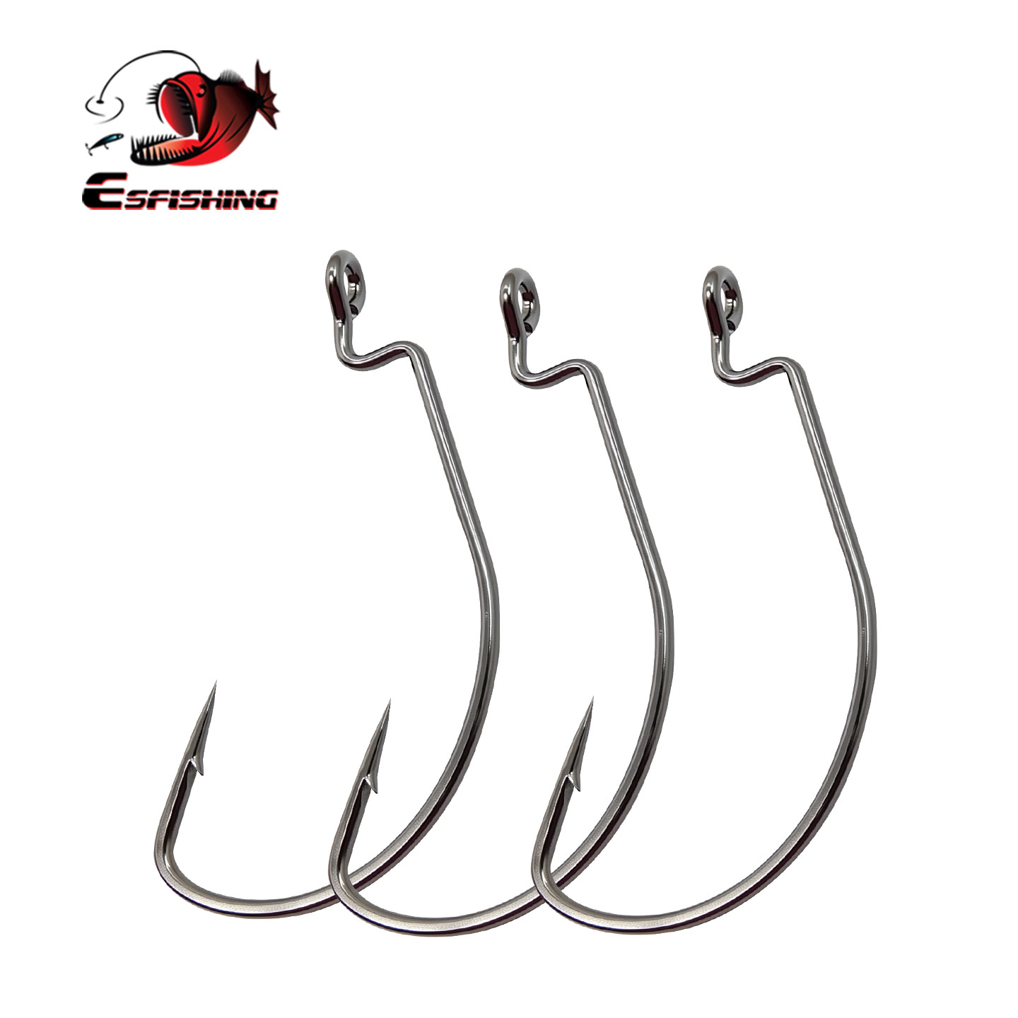 ESFISHING Офсетный крючок из у – обзор и цена Fishing Hook Offset