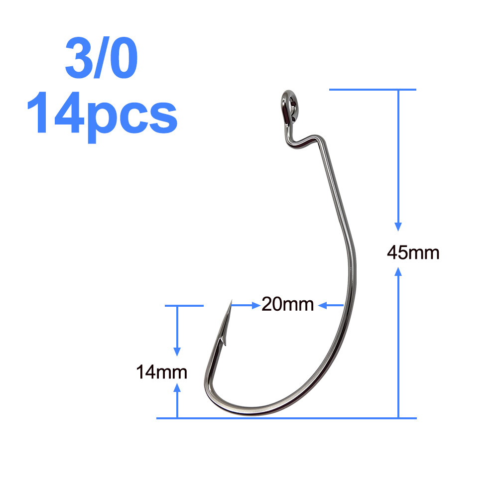 ESFISHING Офсетный крючок из у – обзор и цена Fishing Hook Offset