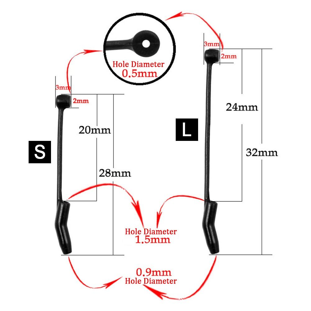 10 шт. 26/32/36 мм резиновые к – обзор и цена Fishing Hook Stainless Steel