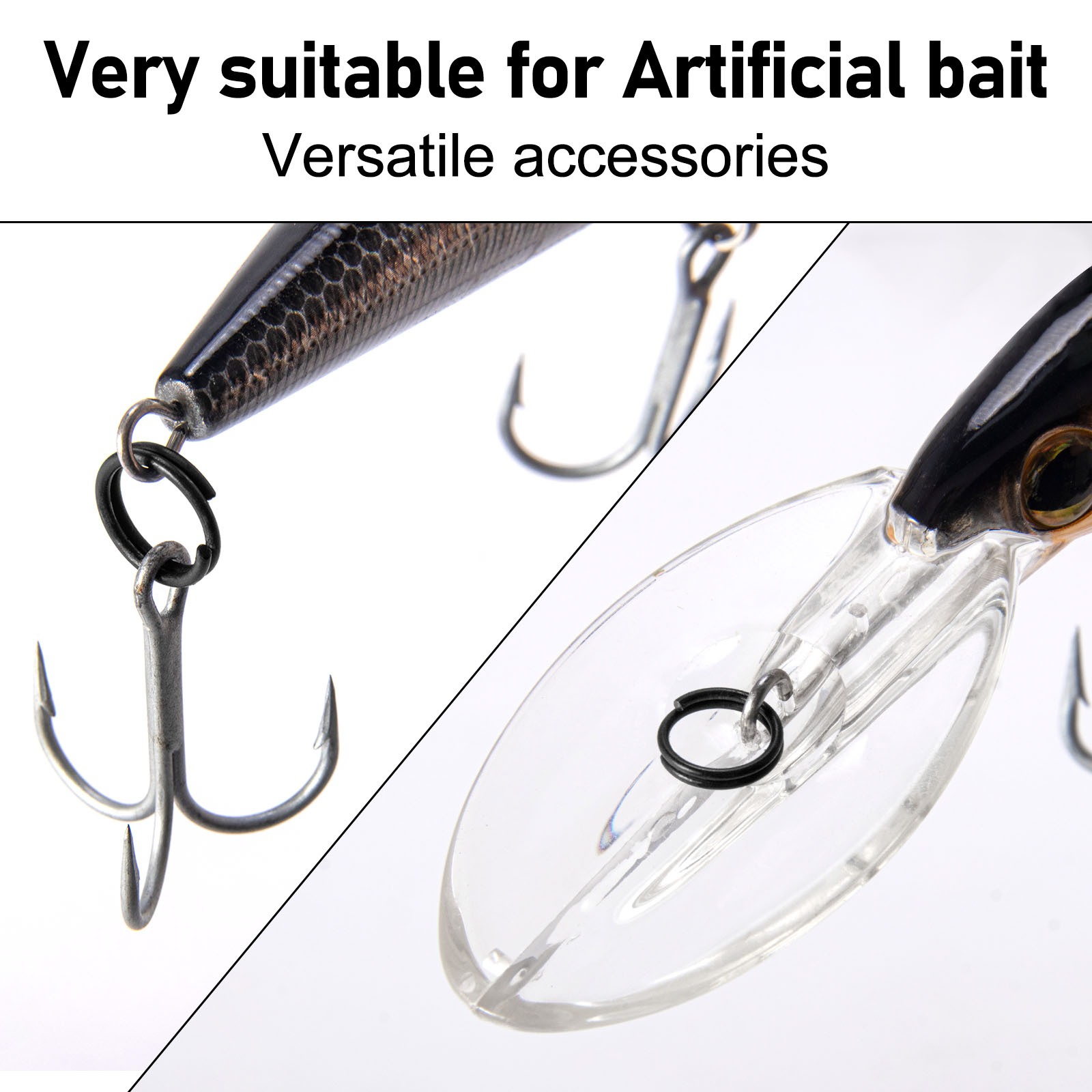 Кольцо-разъем для рыболовных п – обзор и цена Fishing Hook Stainless Steel