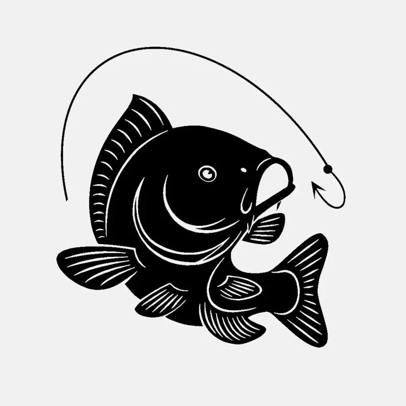 Декоративная наклейка на крючо – обзор и цена Fishing Hook