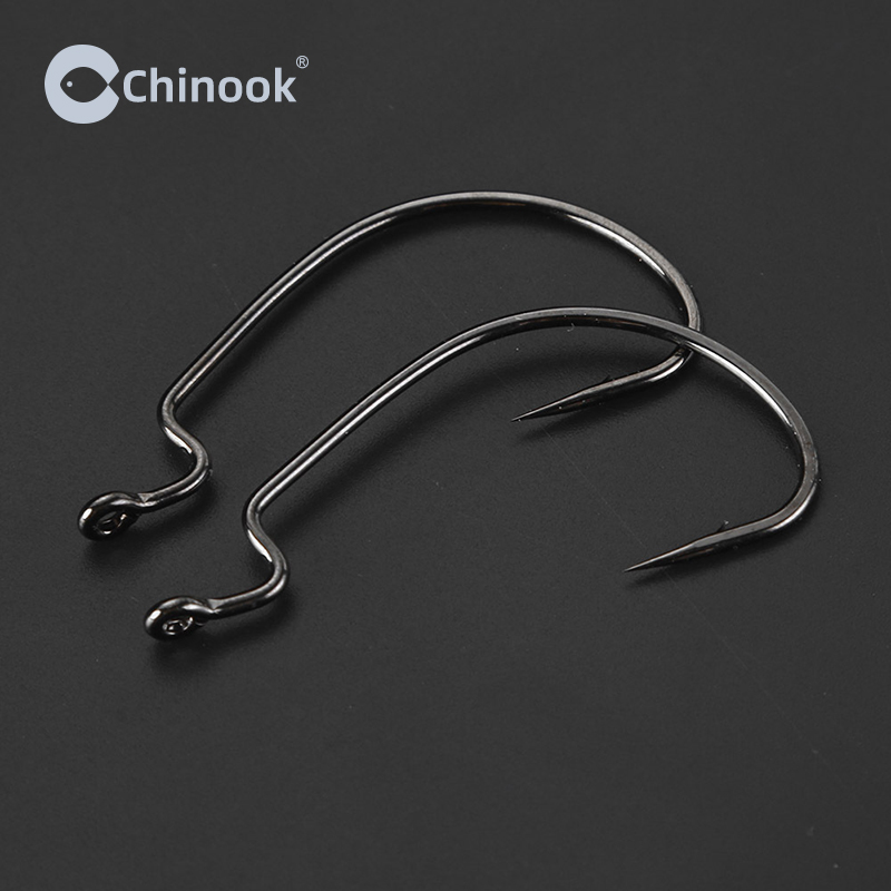 Chinook 20 шт., широкий червяч – обзор и цена Fishing Hook Offset