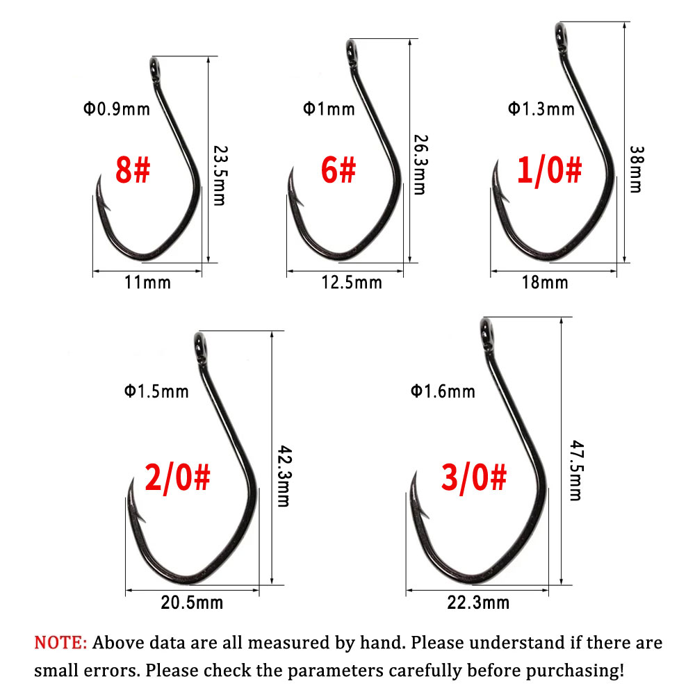 Wifreo 20 шт. V-образный крючо – обзор и цена Fishing Hook Offset