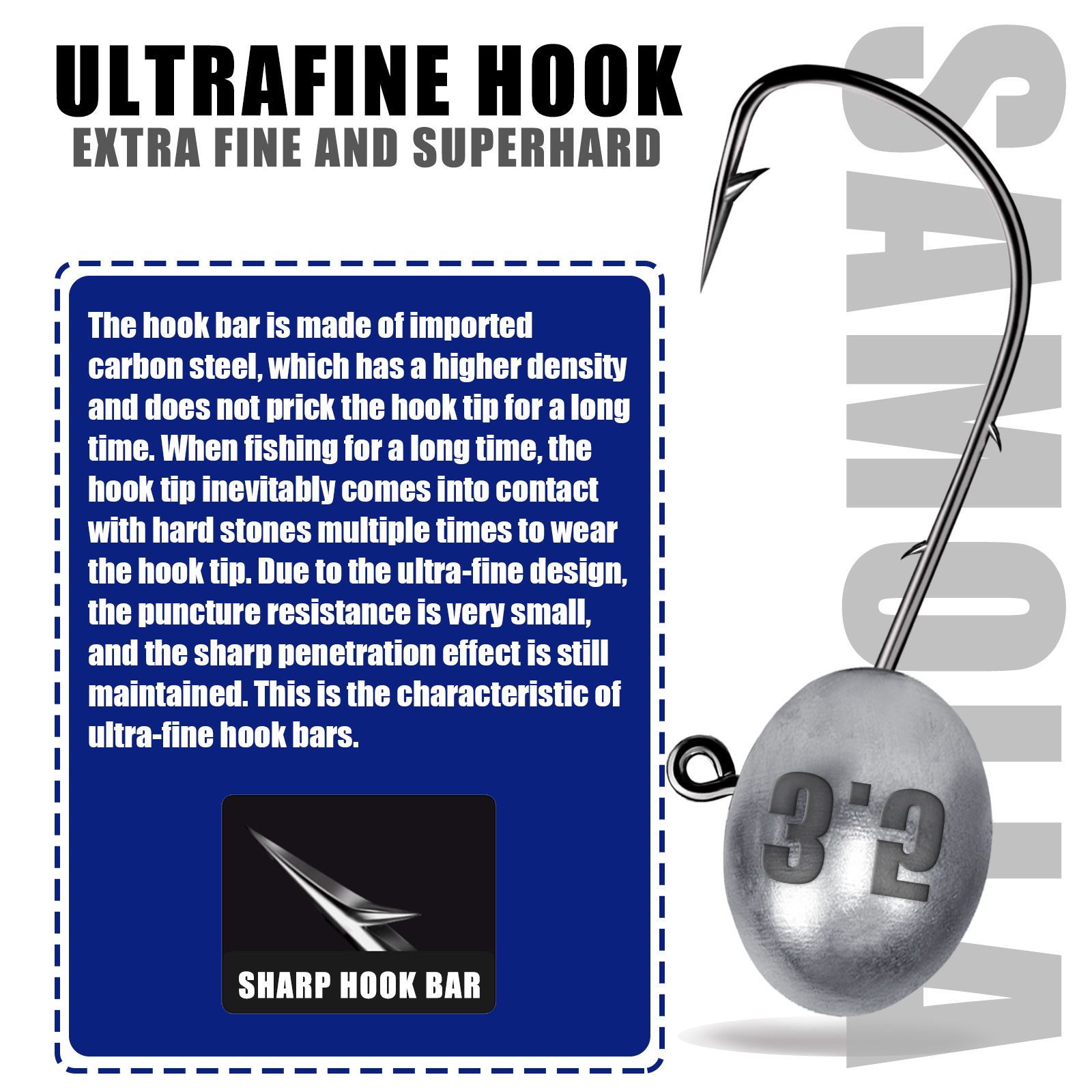 Рыболовные крючки для джига 1X – обзор и цена Fishing Hook Offset