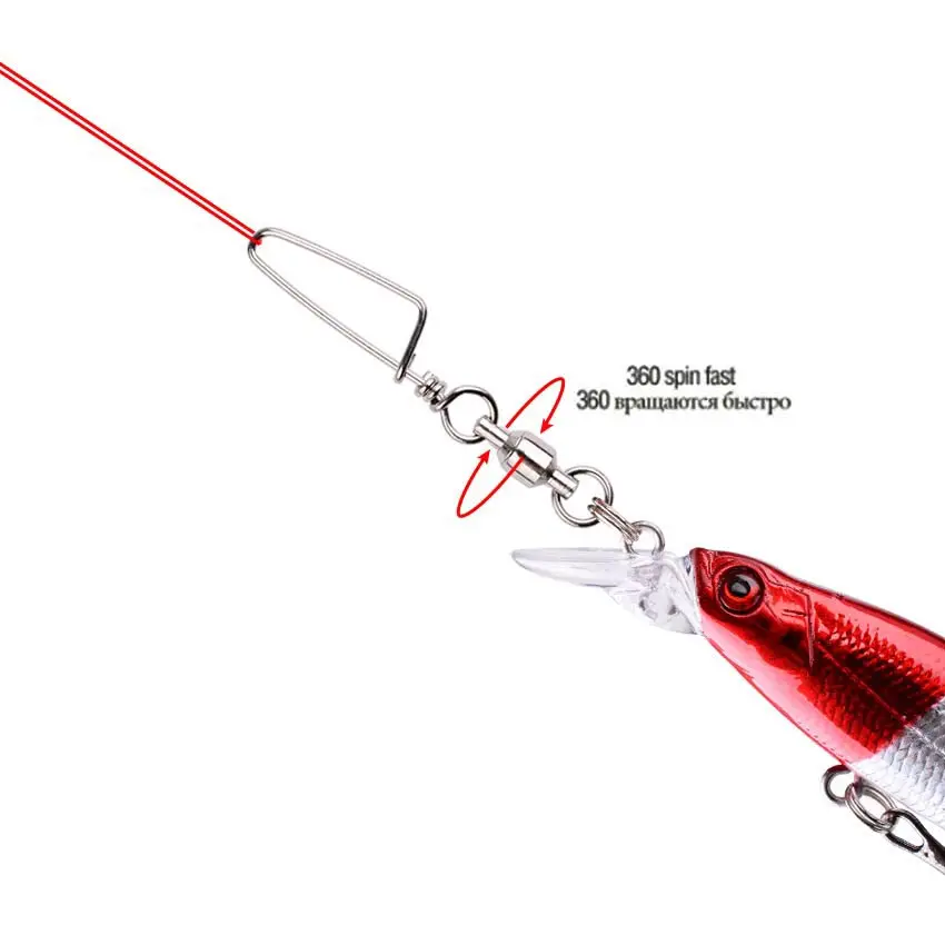 50 шт. вертлюг с шарикоподшипн – обзор и цена Fishing Hook Box