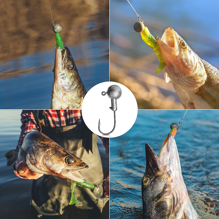 Крючки-джиги WODJYJ 1г, 2г, 3г – обзор и цена Fishing Hook Offset